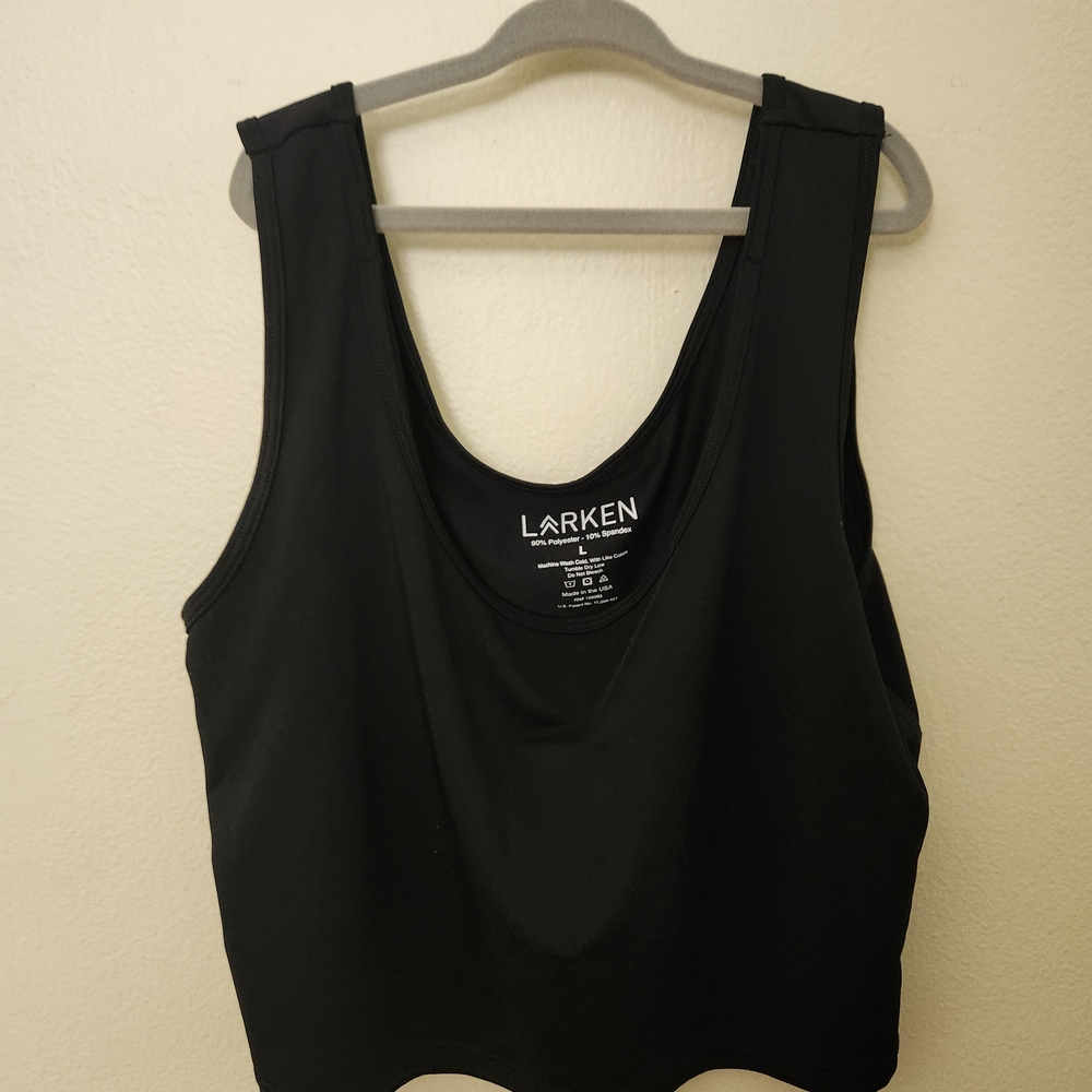 Larken Black Sleeveless Top